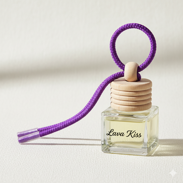 Lava Kiss Premium Hanging Car Perfume – Long-Lasting Luxury Aroma | LAPIR
