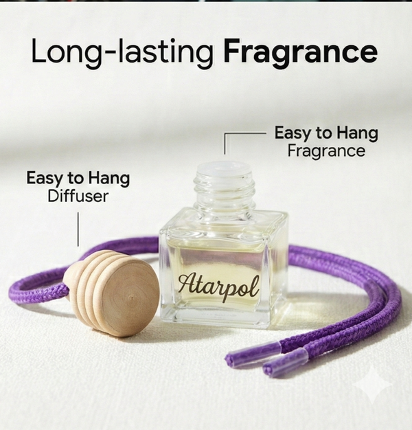 Atarpol Premium Hanging Car Perfume – Long-Lasting Luxury Aroma | LAPIR
