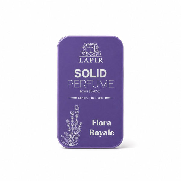 Lapir Flora Royale Solid Perfume | Unisex | Long-Lasting Alcohol-Free Fragrance | 12g