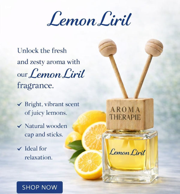 Lapir Lemon Liral AC Car Vent Perfume | Long-Lasting Car Air Freshener