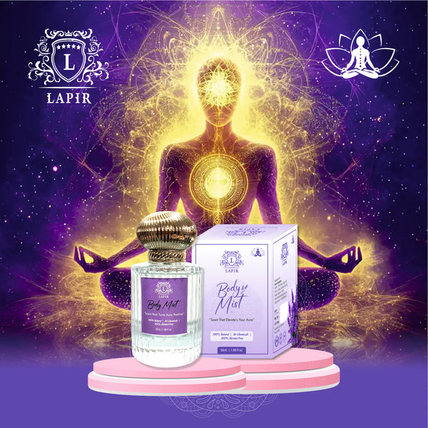 LAPIR Aura Elevating Body Mist| 100% Natural | Wellness Mist & Long Lasting Spiritual Body Mist - For Men & Women(50 ml)